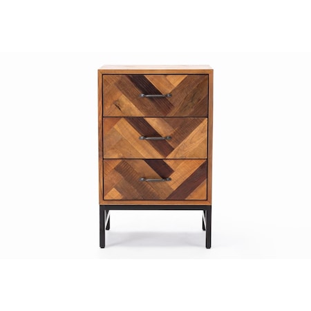 Boraam Benton Nightstand, Natural 18145